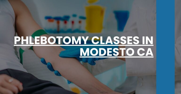 Phlebotomy Classes in Modesto CA Feature Image