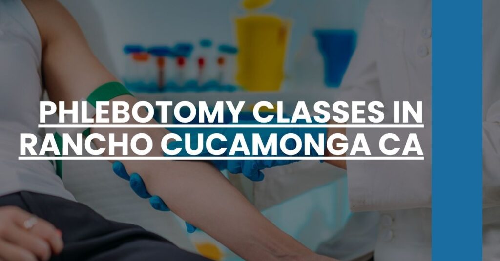 Phlebotomy Classes in Rancho Cucamonga CA Feature Image